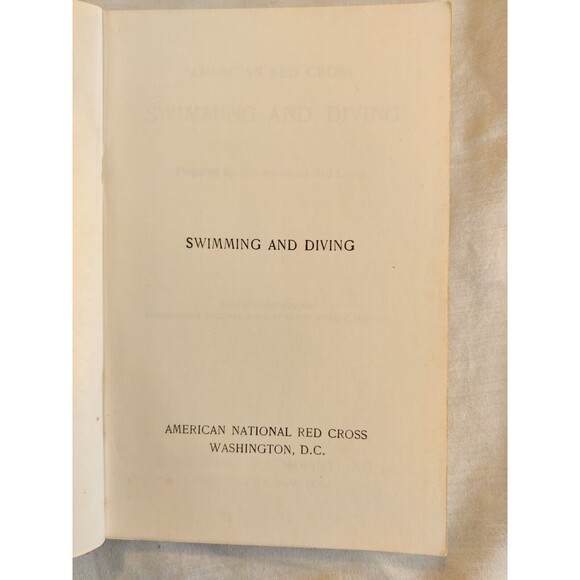 The American Red Cross Swimming and Diving 1938 Paperback Photographs - Picture 5 of 12